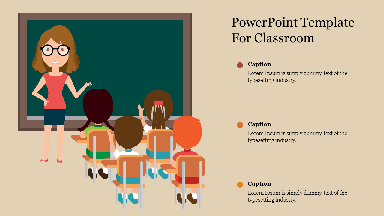 PowerPoint Template For Classroom